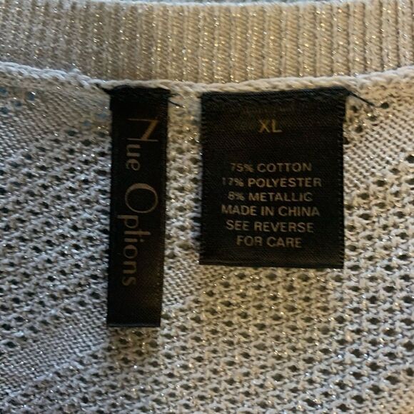 NUE options silver sweater size XL - Picture 6 of 7